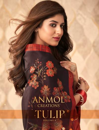 TULIP VOL-4 BY ANMOL CREATION SILK SAREE WHOLESALER IN INDIA